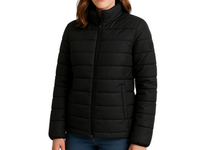 Michael Kors puffer coat black zip up winter jacket size small coat